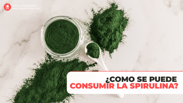 ¿COMO SE PUEDE CONSUMIR LA SPIRULINA?