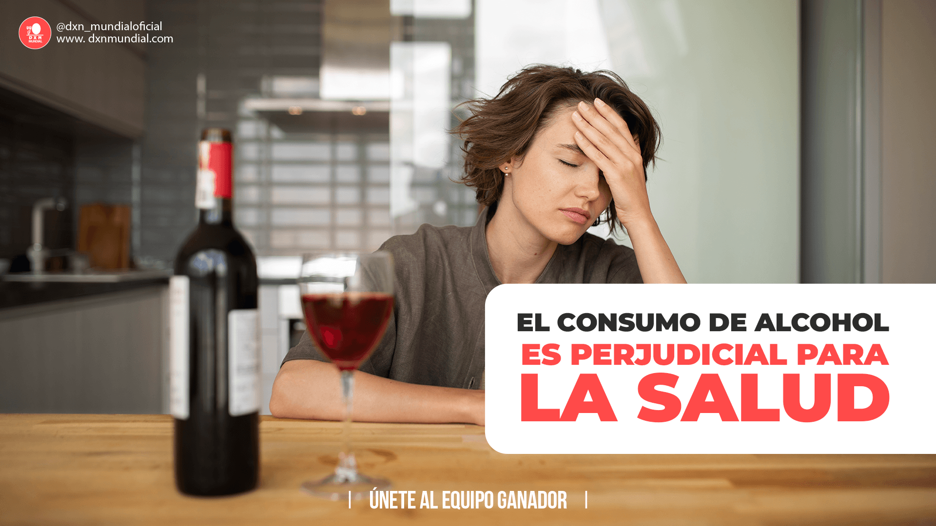 EL CONSUMO DE ALCOHOL ES PERJUDICIAL PARA LA SALUD